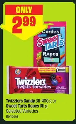 FreshCo Twizzlers Candy 311-400 g or Sweet Tarts Ropes 141 g Selected Varieties offer