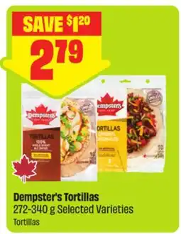 FreshCo Dempster's Tortillas 272-340 g Selected Varieties offer