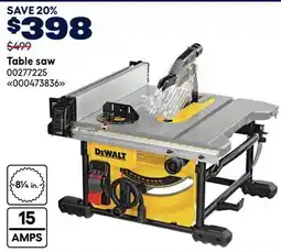 RONA DEWALT Table saw offer