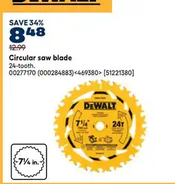 RONA DEWALT Circular saw blade offer