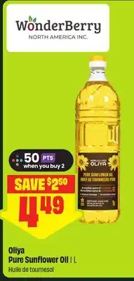 FreshCo Oliya Pure Sunflower Oil offer