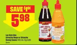 FreshCo Lee Kum Kee Sriracha Mayo or Sriracha Honey Sauce offer