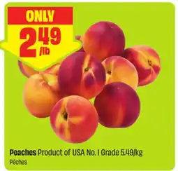 FreshCo Peaches Product of USA No. I Grade offer