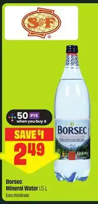 FreshCo Borsec Mineral Water offer