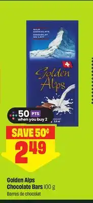 FreshCo Golden Alps Chocolate Bars offer
