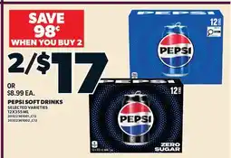 Valu-mart PEPSI SOFT DRINKS offer