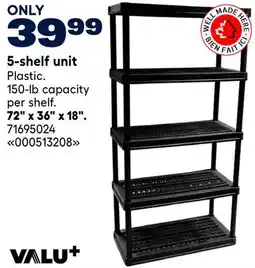 RONA VALU+ 5-shelf unit offer