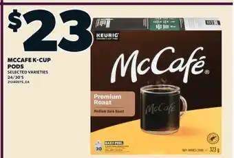 Valu-mart MCCAFE K-CUP PODS, 24/30'S offer