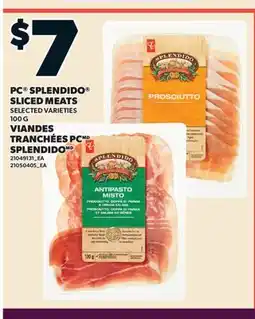 Valu-mart VIANDES TRANCHÉES PC SPLENDIDO offer