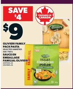Valu-mart SAUCE EN EMBALLAGE FAMILIAL OLIVIERI offer