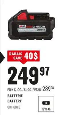 BMR BATTERIE offer