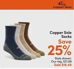 Mark's Copper Sole Socks offer