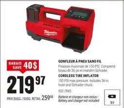 BMR GONFLEUR À PNEU SANS FIL offer