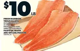 Valu-mart FILETS DE TRUITE ARC-EN-CIEL FRAÎCHE offer