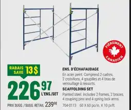 BMR ENS. D'ÉCHAFAUDAGE offer