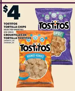 Valu-mart CROUSTILLES DE TORTILLA TOSTITOS offer