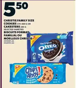 Valu-mart BISCUITS FORMAT FAMILIAL, 374-488 G OU MOELLEUX CHRISTIE, 285 G offer