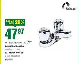 BMR ROBINET DE LAVABO offer