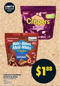 Valu-mart CHRISTIE CRISPERS OR BITS & BITES offer