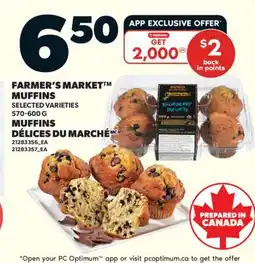 Valu-mart MUFFINS DÉLICES DU MARCHÉ offer