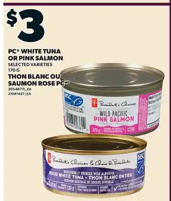 Valu-mart THON BLANC OU SAUMON ROSE PC offer