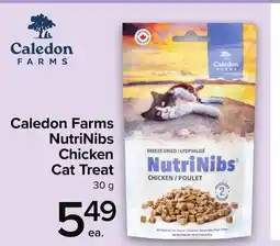 Metro CALEDON FARMS NUTRINIBS CHICKEN CAT TREAT offer