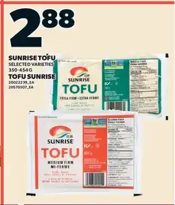 Valu-mart TOFU SUNRISE offer