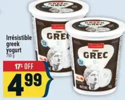 Marché Adonis Irrésistible greek yogurt offer