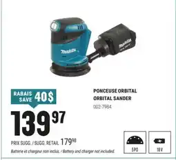 BMR PONCEUSE ORBITAL offer