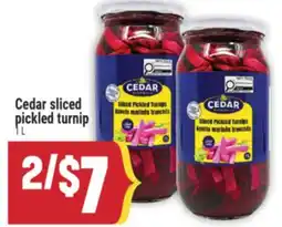 Marché Adonis Cedar sliced pickled turnip offer