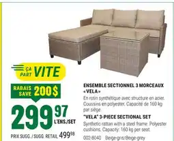 BMR ENSEMBLE SECTIONNEL 3 MORCEAUX  VELA  offer