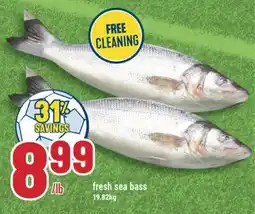 Marché Adonis fresh sea bass offer
