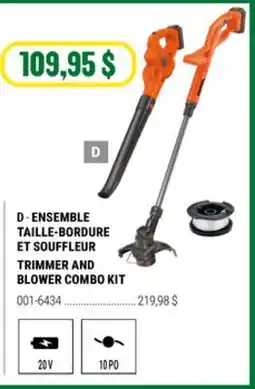 BMR ENSEMBLE TAILLE-BORDURE ET SOUFFLEUR offer