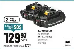 BMR BATTERIES LXT offer