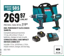 BMR ENS. PERCEUSE ET CLÉ À CHOCS SANS FIL offer