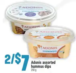 Marché Adonis Adonis assorted hummus dips offer