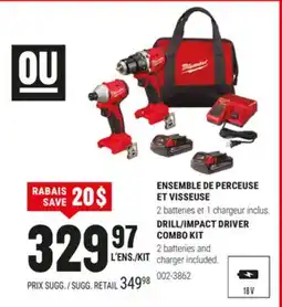 BMR ENSEMBLE DE PERCEUSE ET VISSEUSE offer