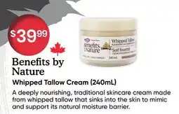 Healthy Planet Benefits by Nature Whipped Tallow Cream offer