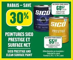 BMR 30% de rabais sur les peintures Sico Prestige et Surface Net offer