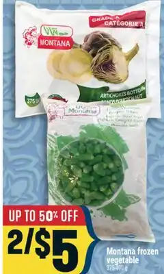 Marché Adonis Montana frozen vegetable offer