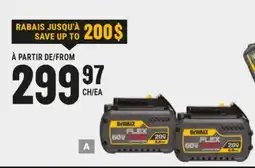 BMR DEWALT PQT DE 2 BATTERIES offer