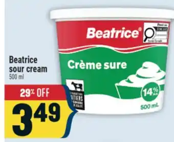 Marché Adonis Beatrice sour cream offer