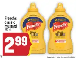 Marché Adonis French's classic mustard offer