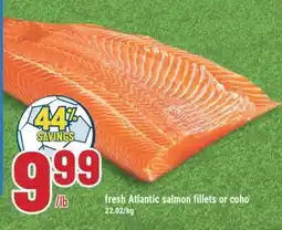 Marché Adonis fresh Atlantic salmon fillets or coho offer