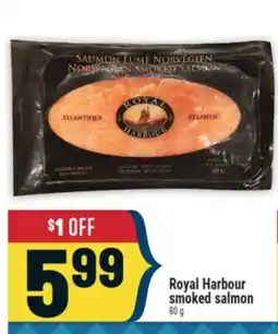 Marché Adonis Royal Harbour smoked salmon offer