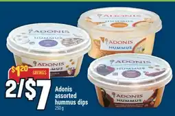 Marché Adonis Adonis assorted hummus dips offer