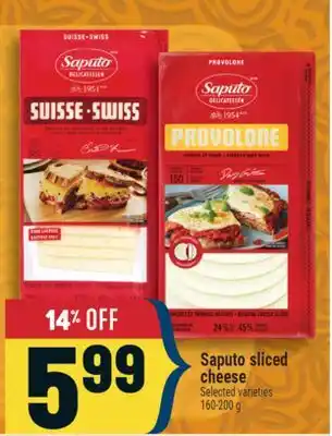 Marché Adonis Saputo sliced cheese offer