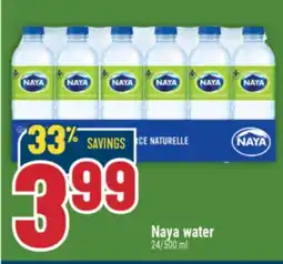 Marché Adonis Naya water offer