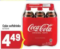 Marché Adonis Coke softdrinks offer