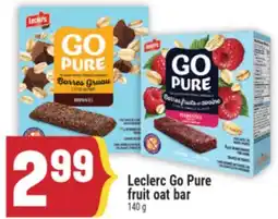 Marché Adonis Leclerc Go Pure fruit oat bar offer